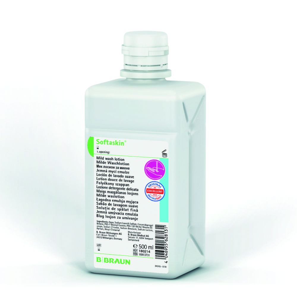 Wash lotion Softaskin® | Capacity ml: 500