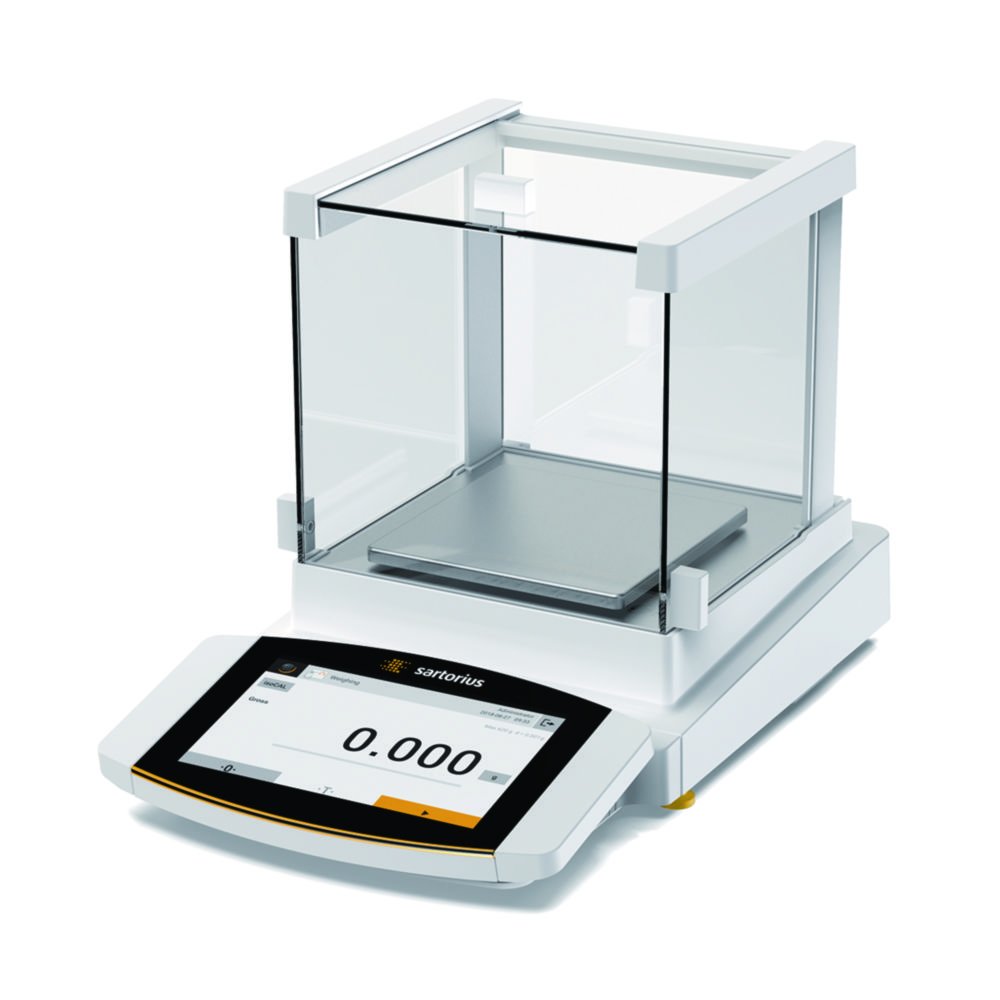 Balances de précision Cubis® II, avec petit paravent en verre | Type: 1203S. MCA