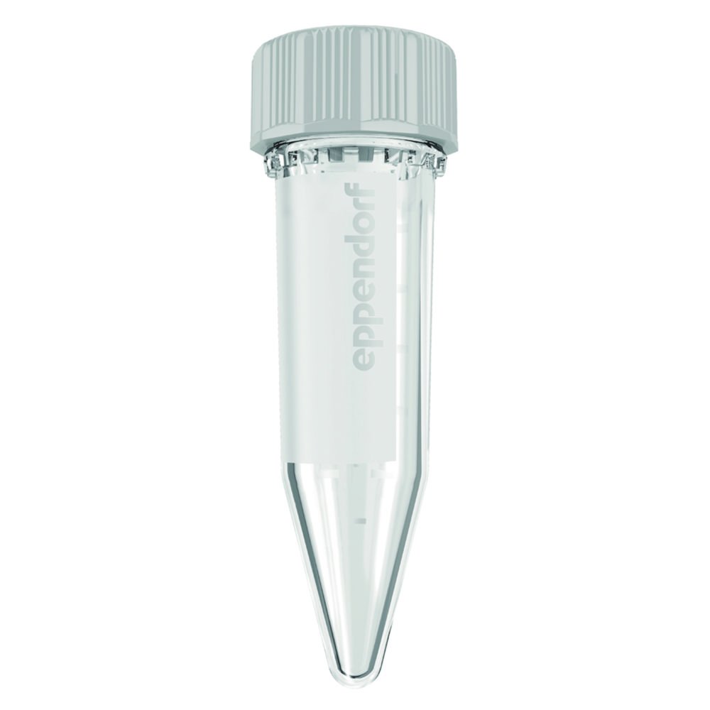 Eppendorf Tubes® 5.0 mL, PP, avec bouchon vissé, Forensic DNA Grade