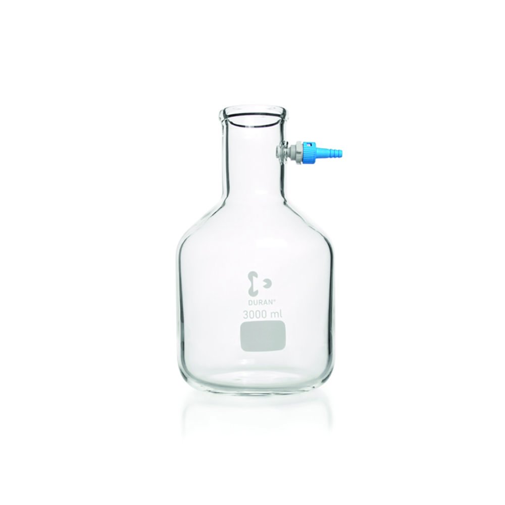 Filter flasks, bottle shape, DURAN® | Capacity ml: 3000