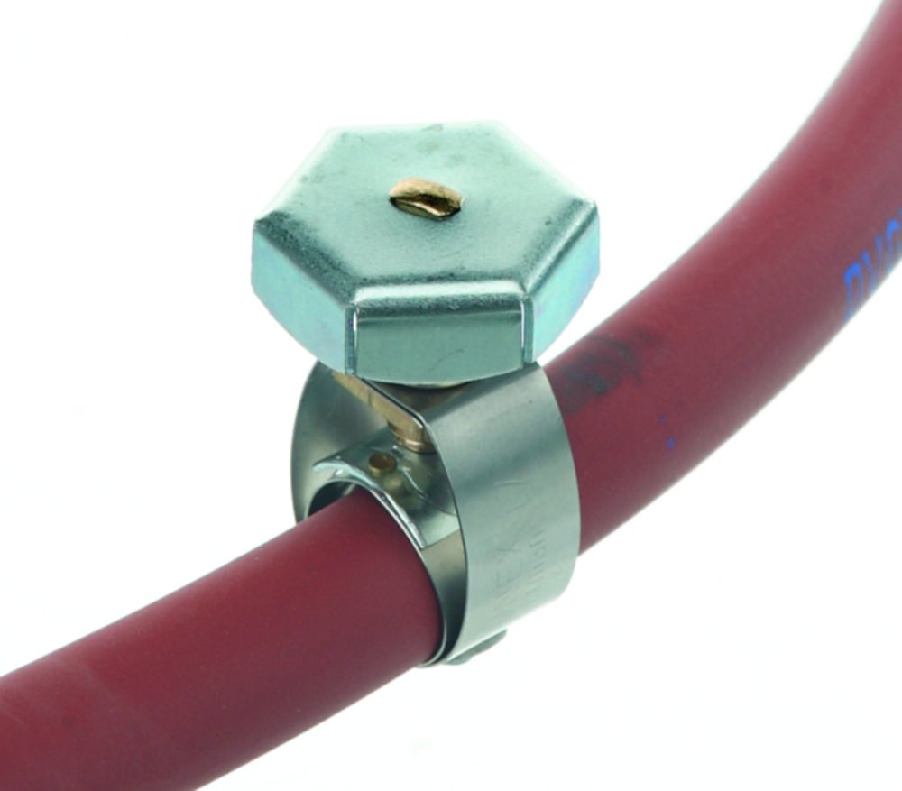 Tubing clips, 18/10 steel | Clamping range: 30.0 ... 33.0 mm