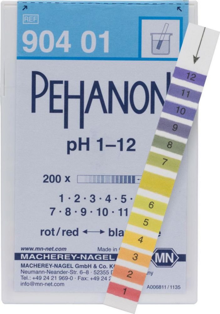 Papier indicateur PEHANON® | Plage pH: 1 ... 12