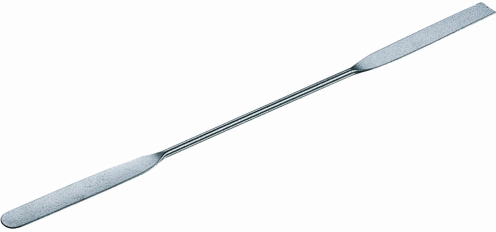 Micro double spatula, stainless, 150 mm flexible
