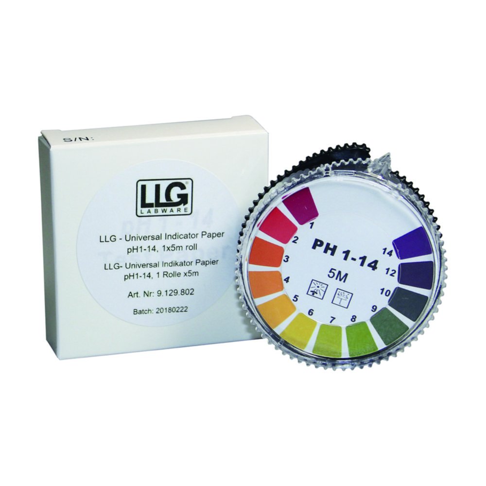 LLG-Indikatorpapiere, Rollen | Bereich pH: 1 ... 11