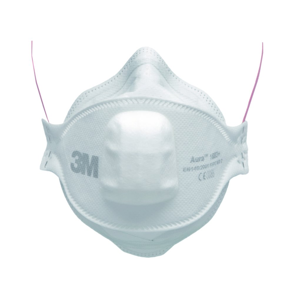 Masque de protection respiratoire deux voies série Aura™ 1883+, format pliable