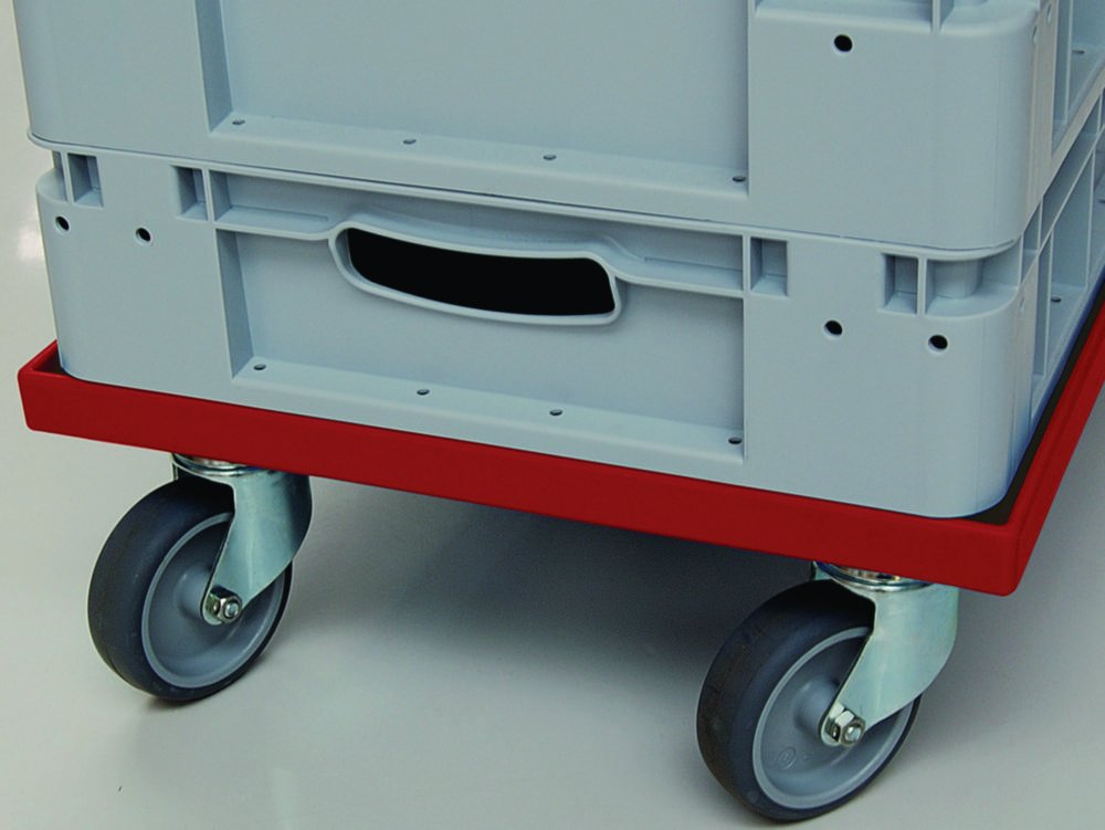 Roulettes de transport pour bacs gerbables et bacs de stockage, PP | Largeur mm: 600