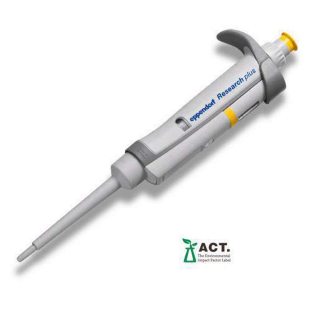 Single channel microliter pipettes Eppendorf Research® plus (General Lab Product), variable | Capacity: 20 ... 200 µl