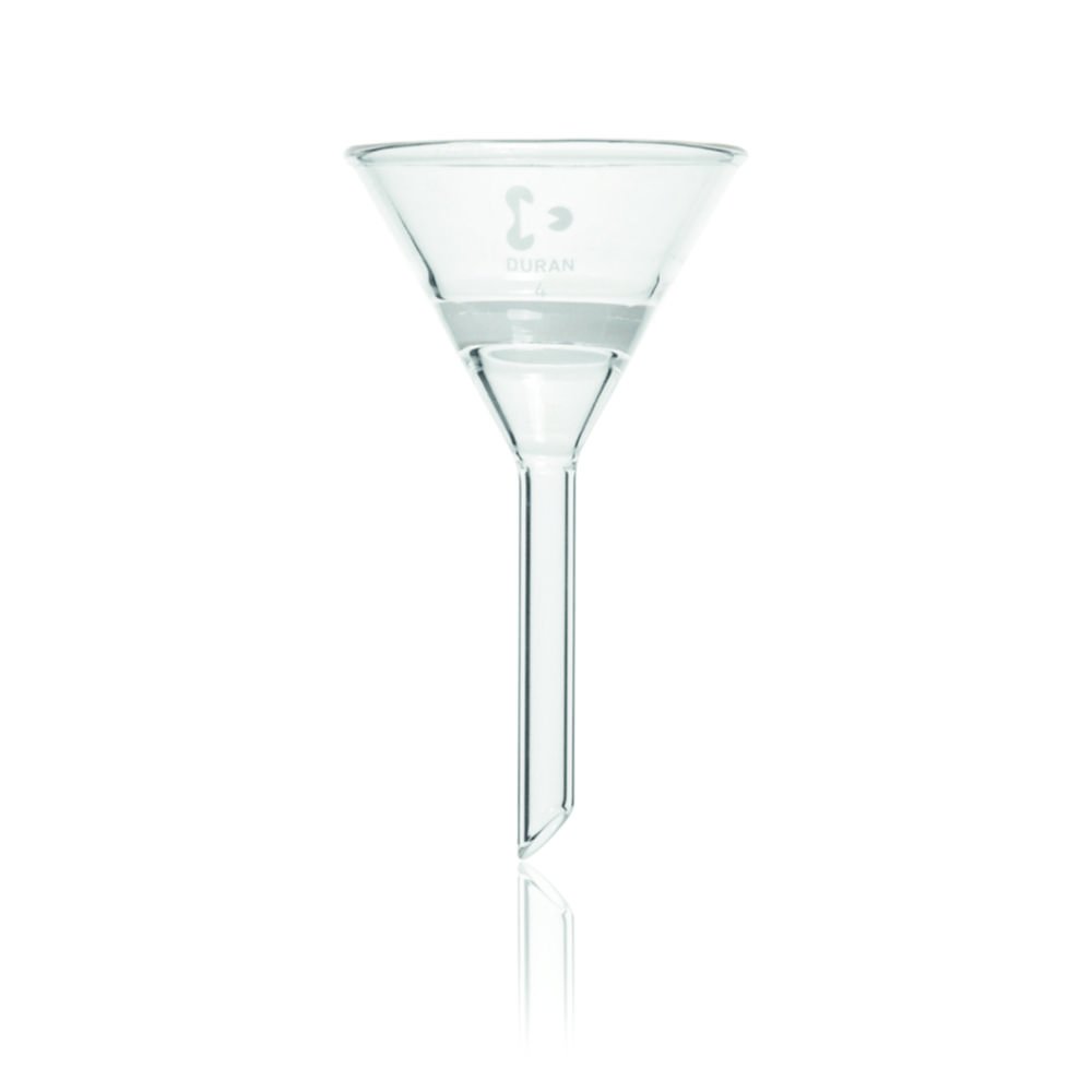 Entonnoir filtrant en verre DURAN® forme conique
