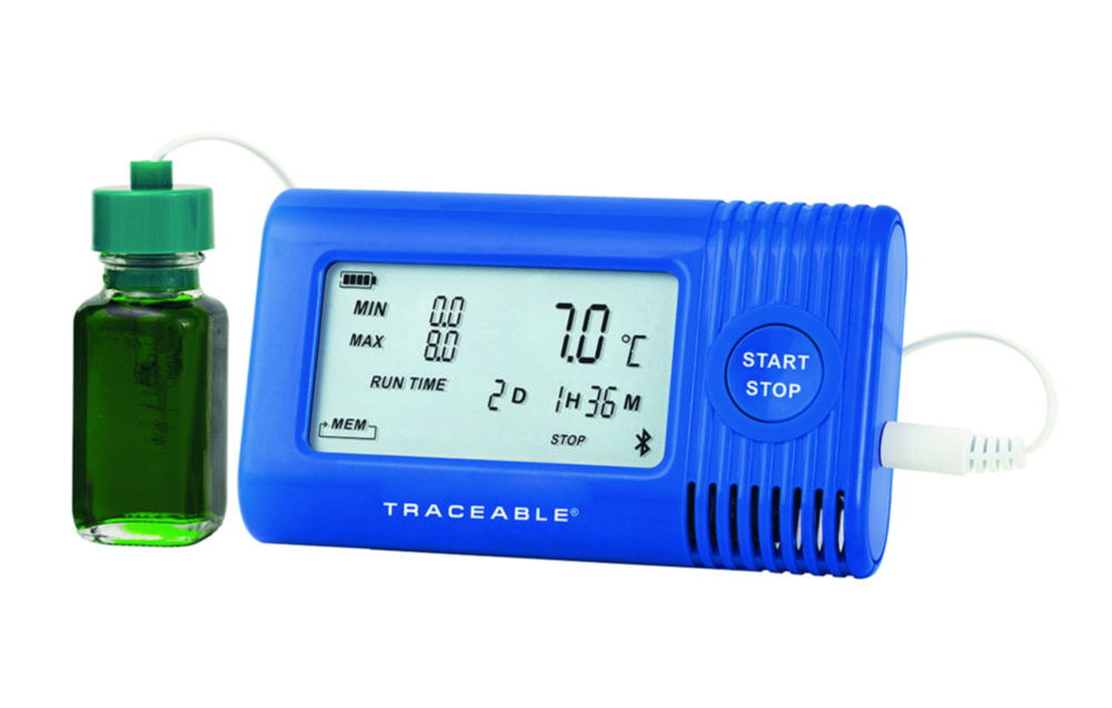 Temperaturdatenlogger Traceable®, mit 1 Flaschenfühler