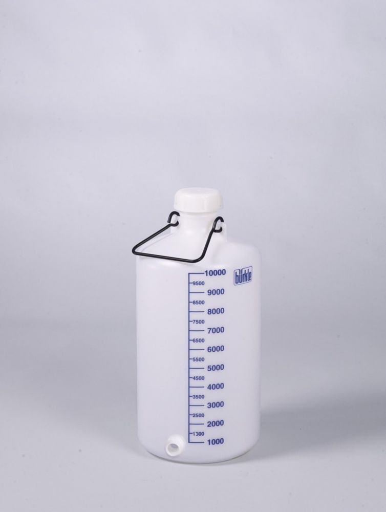 Vorratsflaschen mit Gewindestutzen, HDPE | Nennvolumen: 10 l