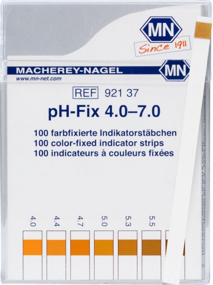 Bandelette spéciale pH Fix | Plage pH: 4,0 ... 7,0