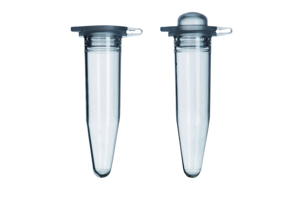 LLG-PCR tubes with attached lids, PP | Description: 0.2 ml, single, domed cap