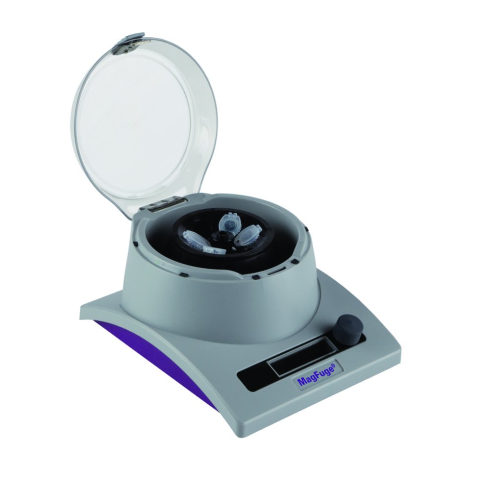 Mini centrifugeuse et agitateur magnétique MagFuge®2-in-1 | Couleur: gris/lilas