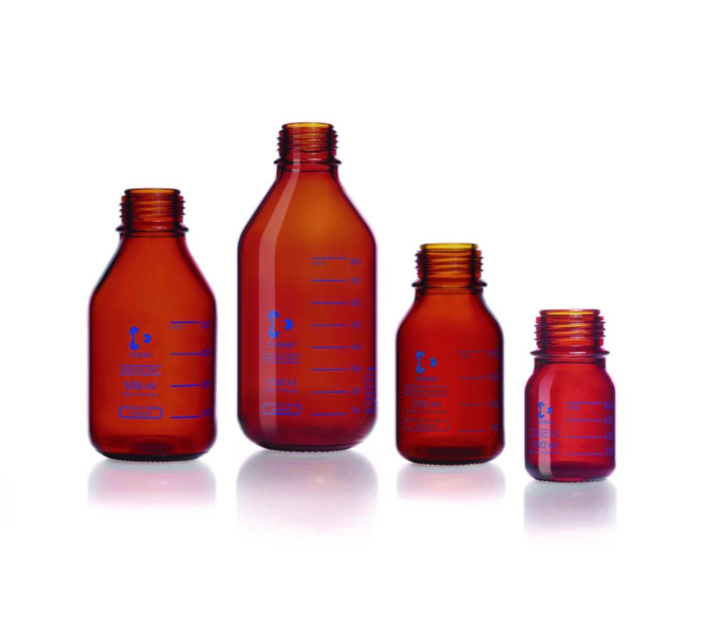 Laborflasche, druckfest, DURAN®, braun | Nennvolumen: 100 ml