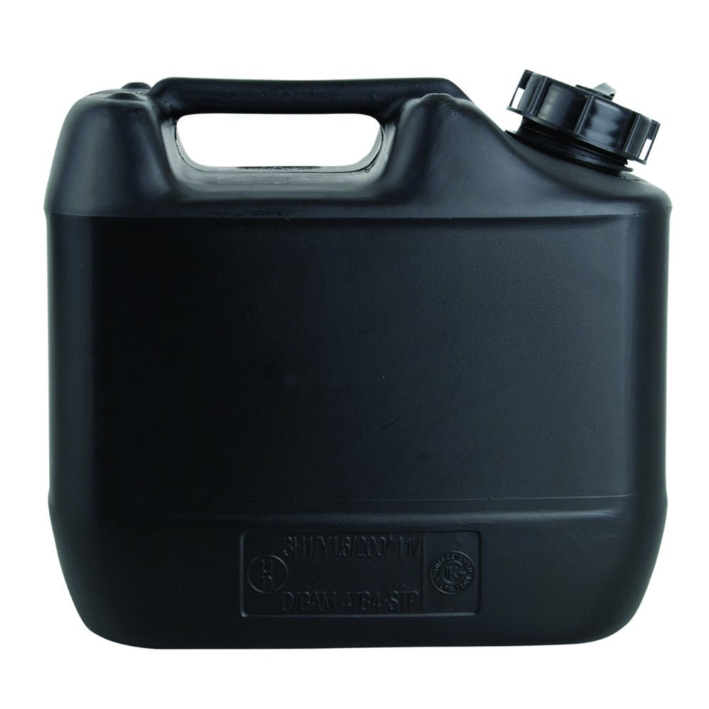 Safety containers, HDPE, electrically conductive, with UN approval | Nominal capacity: 10 l