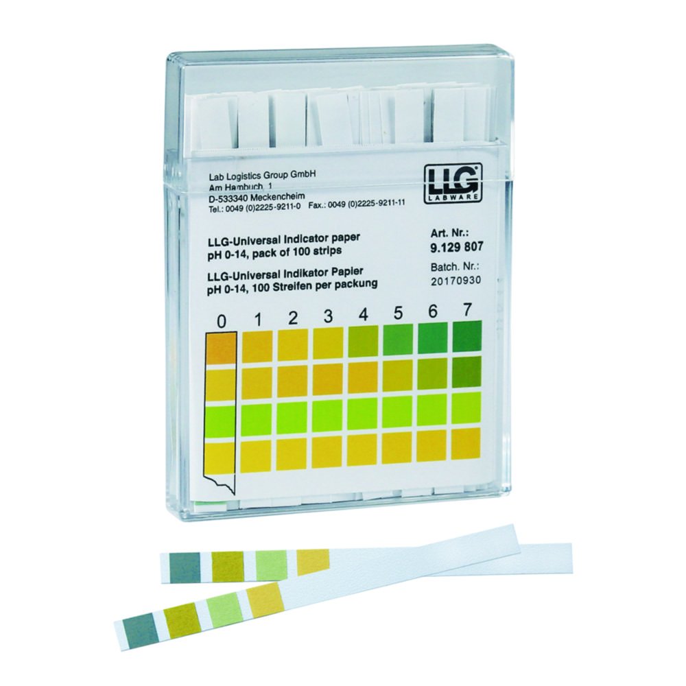 LLG-Indicator paper sticks | Range pH: 0 ... 14