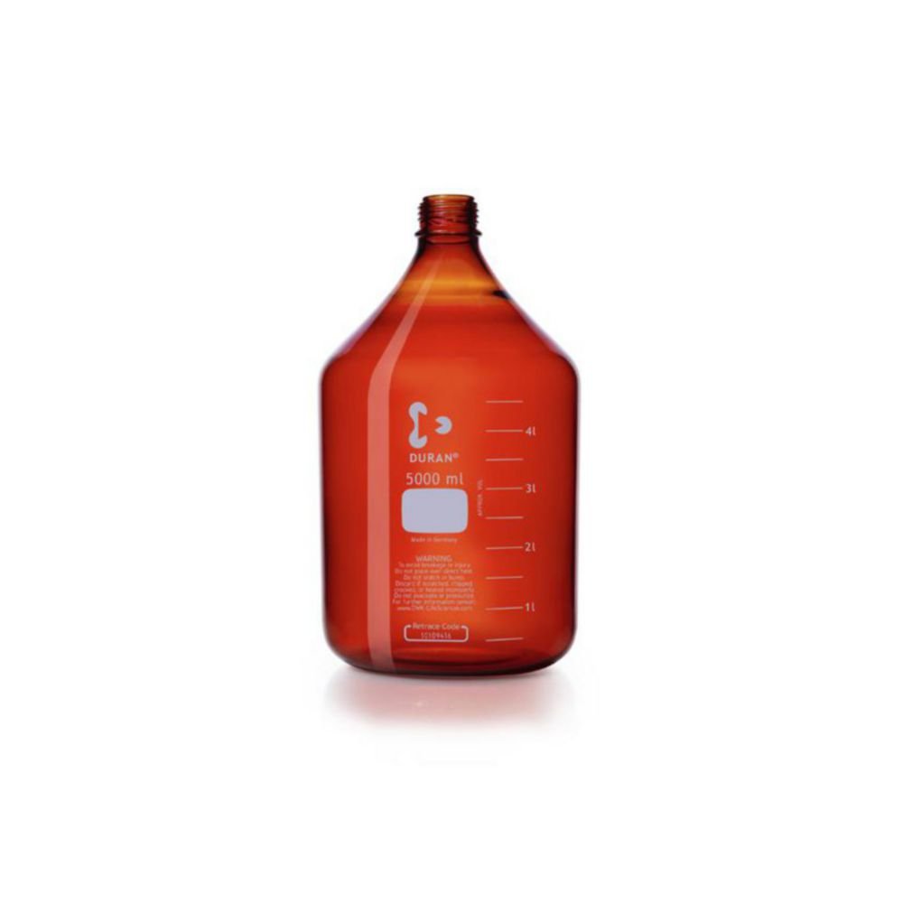 Laborflaschen, DURAN®, braun | Nennvolumen: 5000 ml