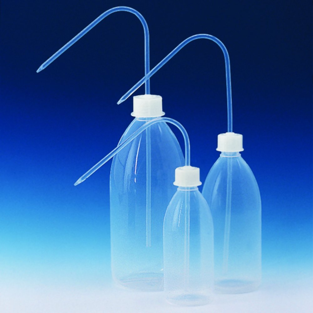 Narrow-mouth wash bottles, Technical quality PFA | Nominal capacity: 1000 ml