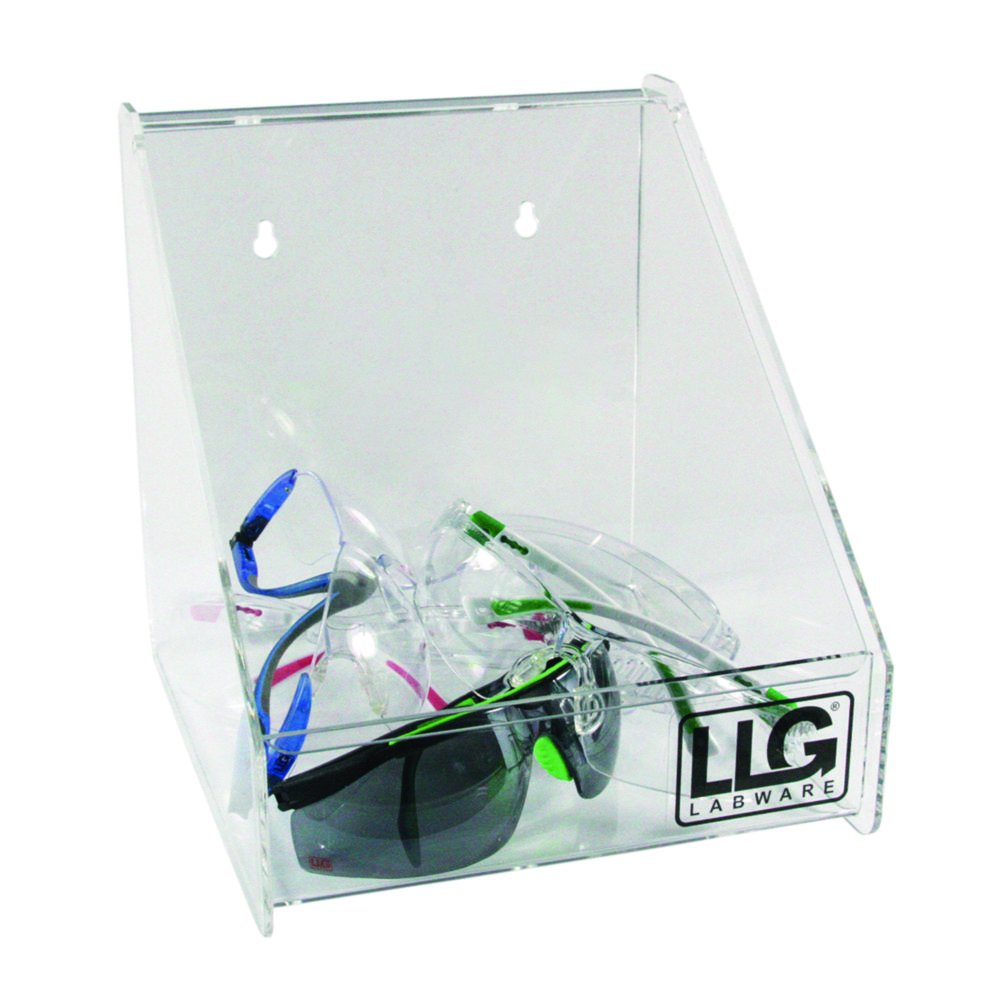 Boîte distributrice LLG, verre acrylique | Description: Boîte distributrice LLG