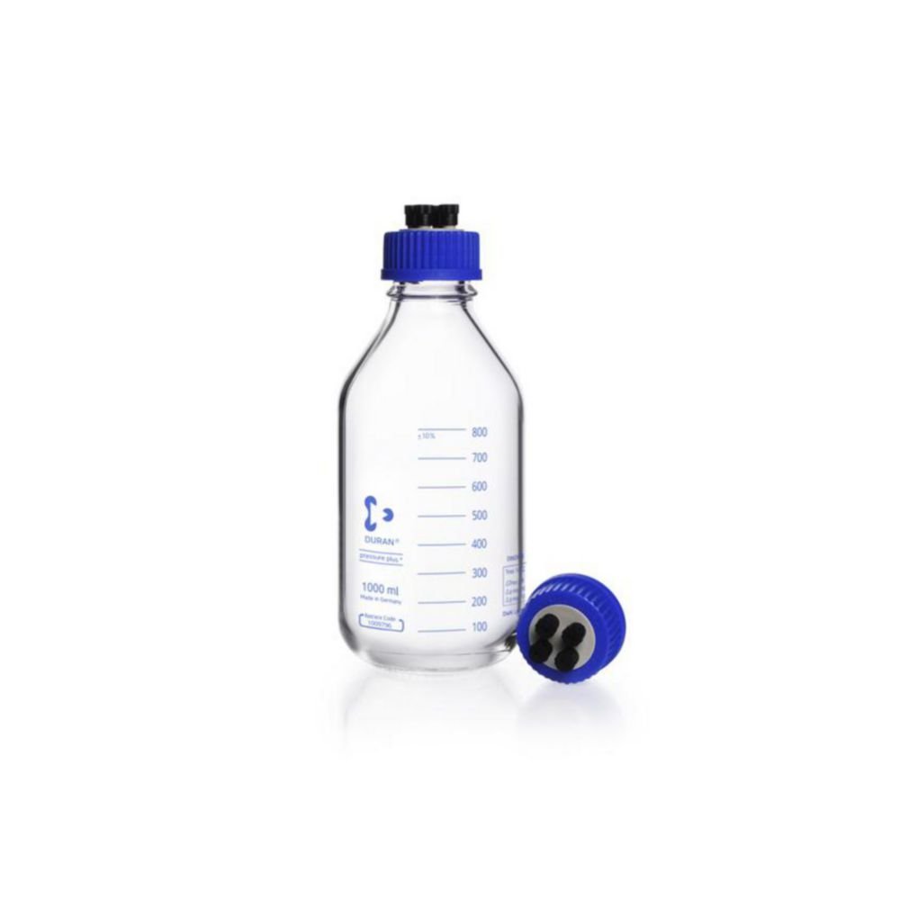 HPLC bottles, DURAN® complete system 4-port screw cap