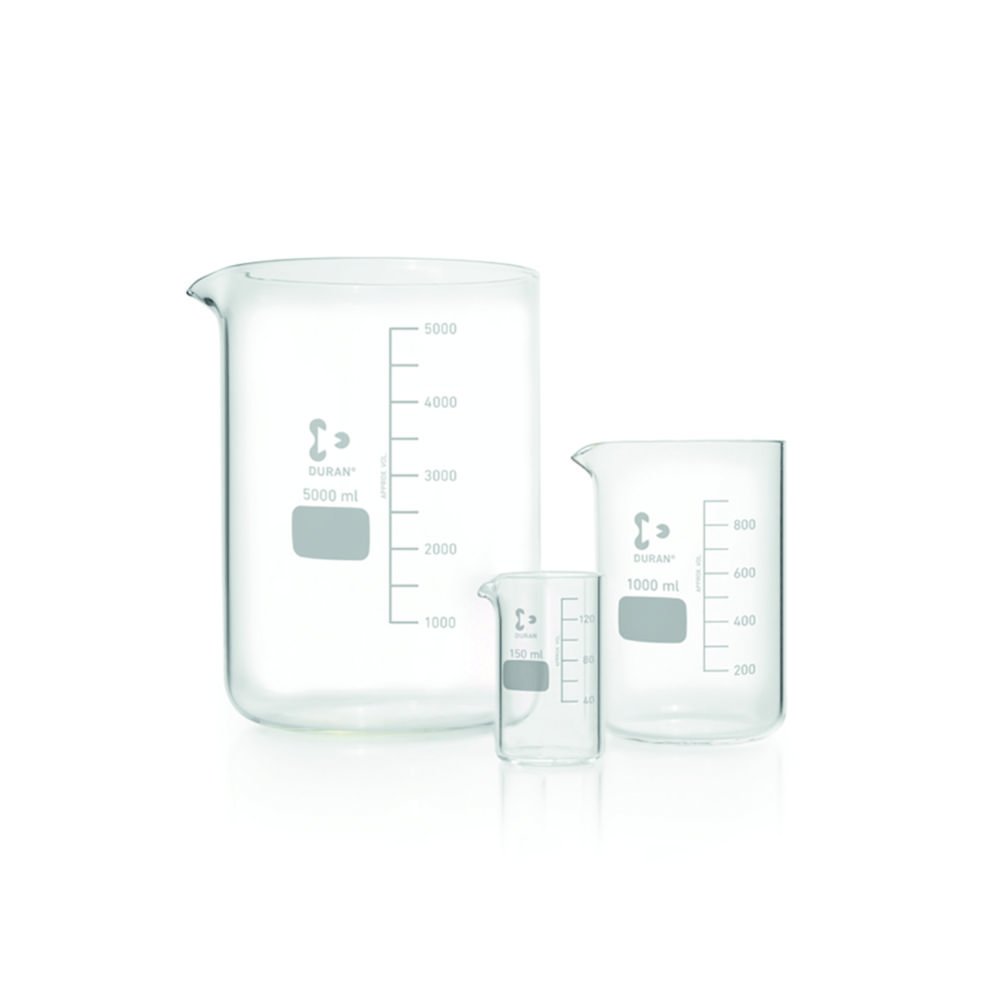 Bécher de filtration en verre, DURAN®, à paroi épaisse | Volume nominal: 100 ml