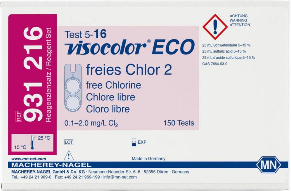Testkits VISOCOLOR® ECO für Gewässeranalysen, Nachfüllpackung