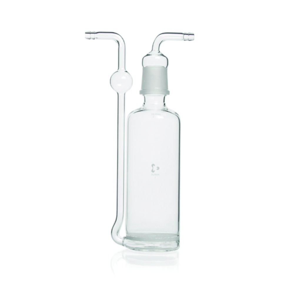 Flacon laveur de gaz en verre DURAN®, avec plaque filtrante fondue | Capacité ml: 350