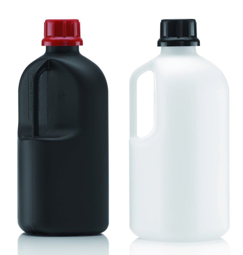 Enghalsflaschen ohne Verschluss Serie 310 "Safe Grip", HDPE, UN-Zulassung | Nennvolumen: 2500 ml