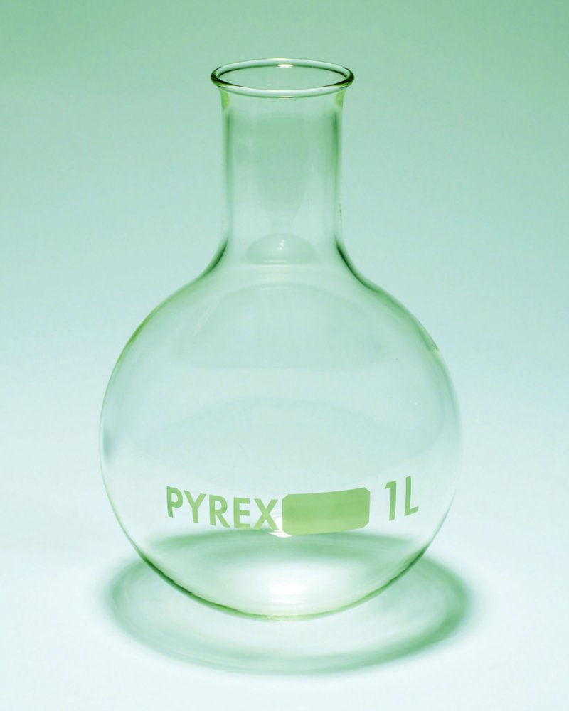 Rundkolben, Pyrex®, Enghals | Nennvolumen: 100 ml