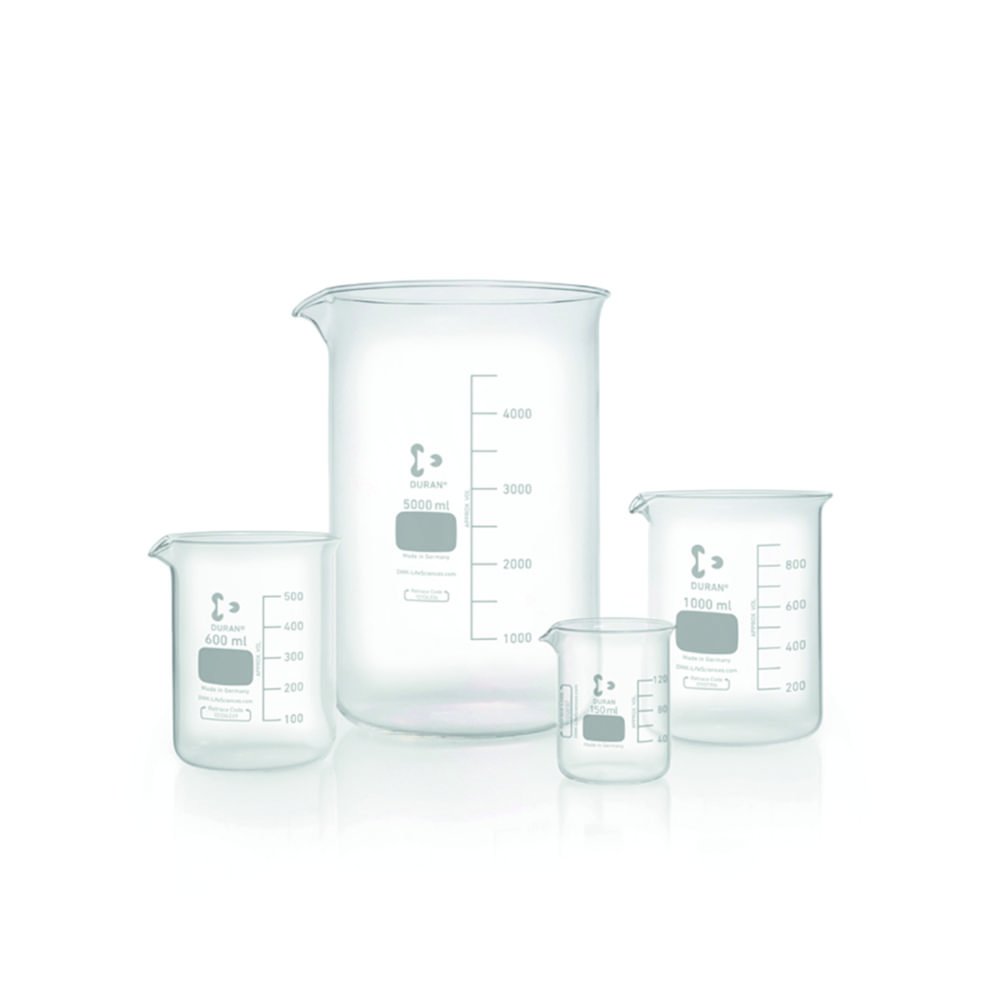 Beakers glass, DURAN®, low form | Nominal capacity: 25 ml
