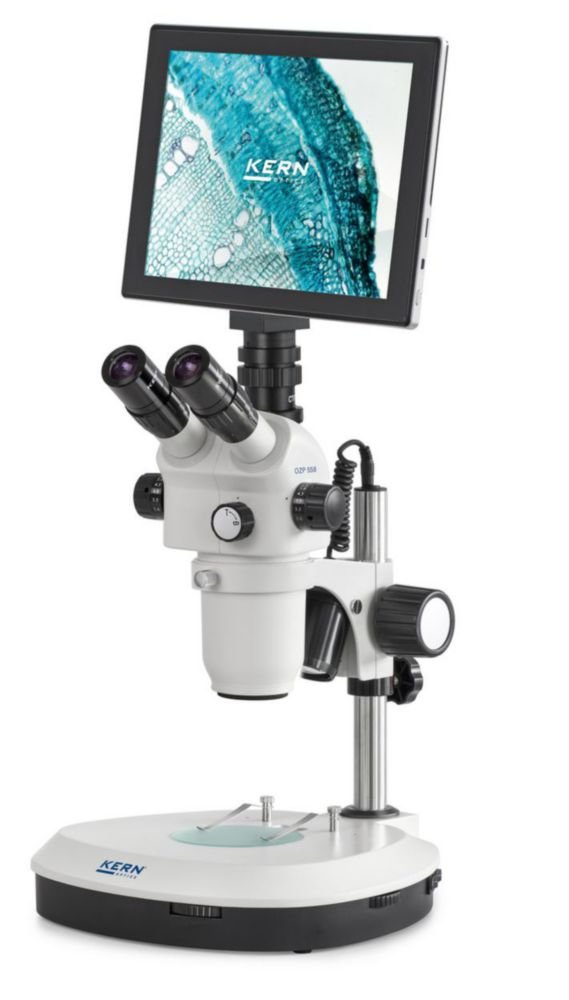 Stereo zoom microscope set OZP, with C-mount camera
