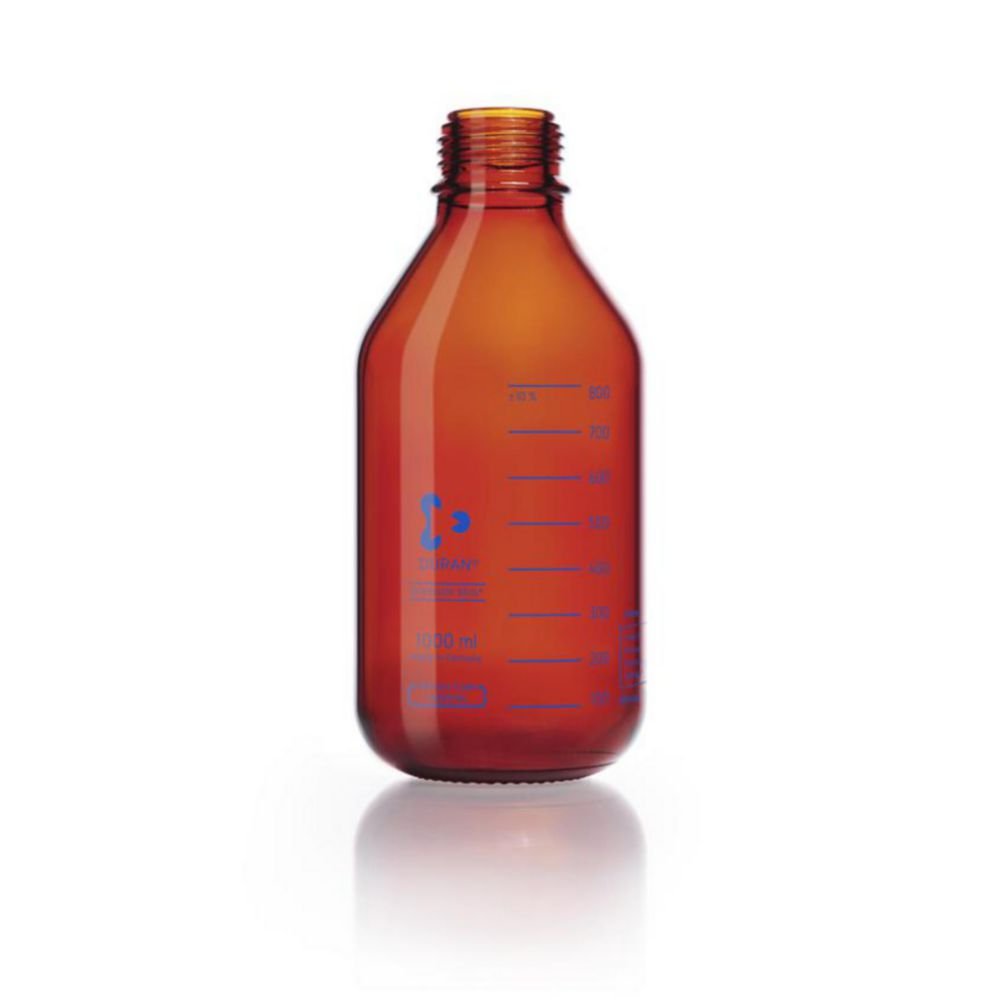 Laborflasche, druckfest, DURAN®, braun | Nennvolumen: 1000 ml