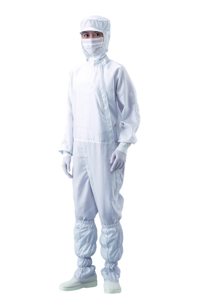 Combinaison pour salle blanche ASPURE, fermeture à glissière sur le côté, polyester | Taille de confection: XL