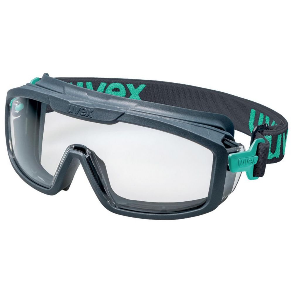 Safety Eyeshields uvex i-lite 9143 with face seal adapts and headband | Colour: anthracite, turquoise