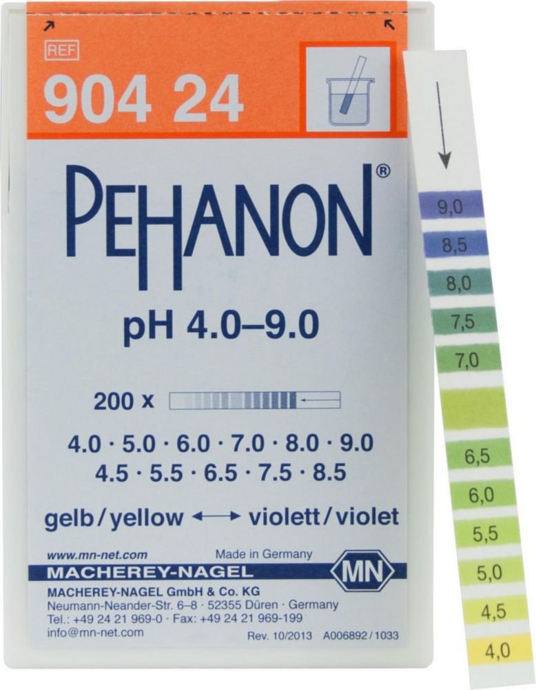 Papier indicateur PEHANON® | Plage pH: 4,0 ... 9,0