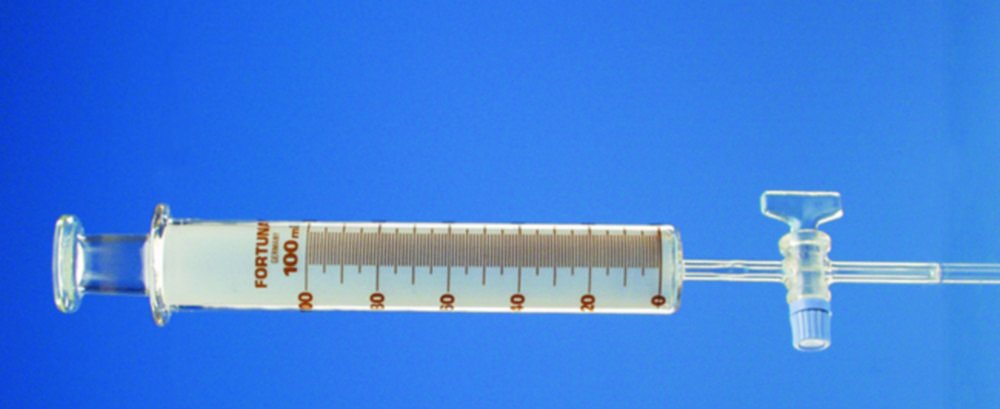 Kolbenprober FORTUNA®, Neutralglas, mit Kapillarhahn