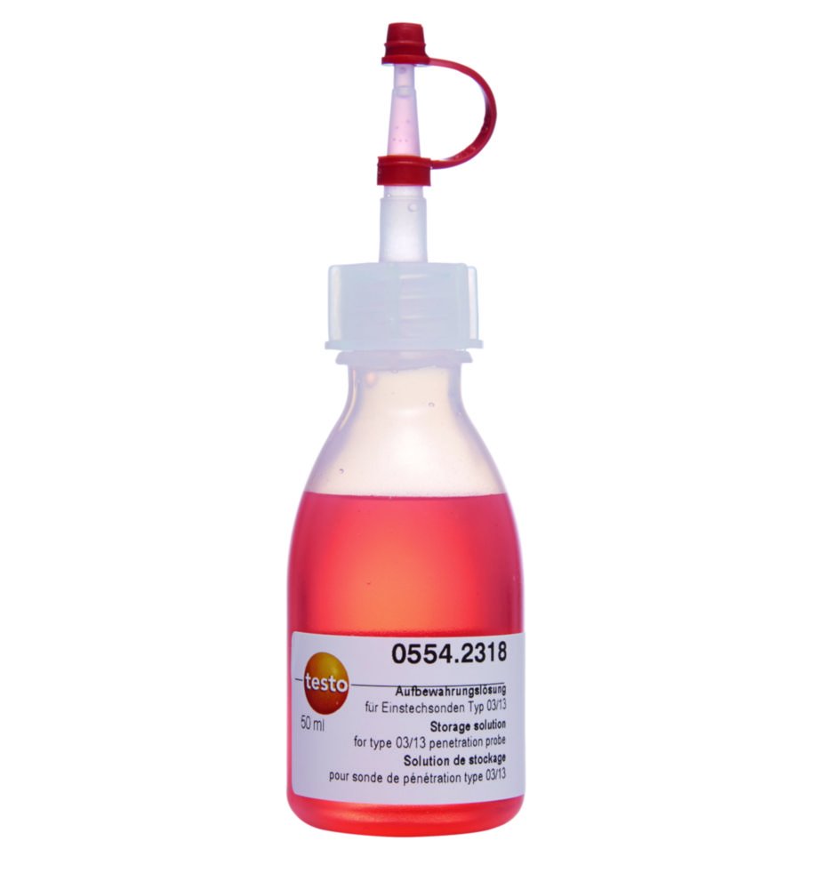 Zubehör für testo 205/206 | Beschreibung: Aufbewahrungslösung für pH-Elektroden, 50 ml
