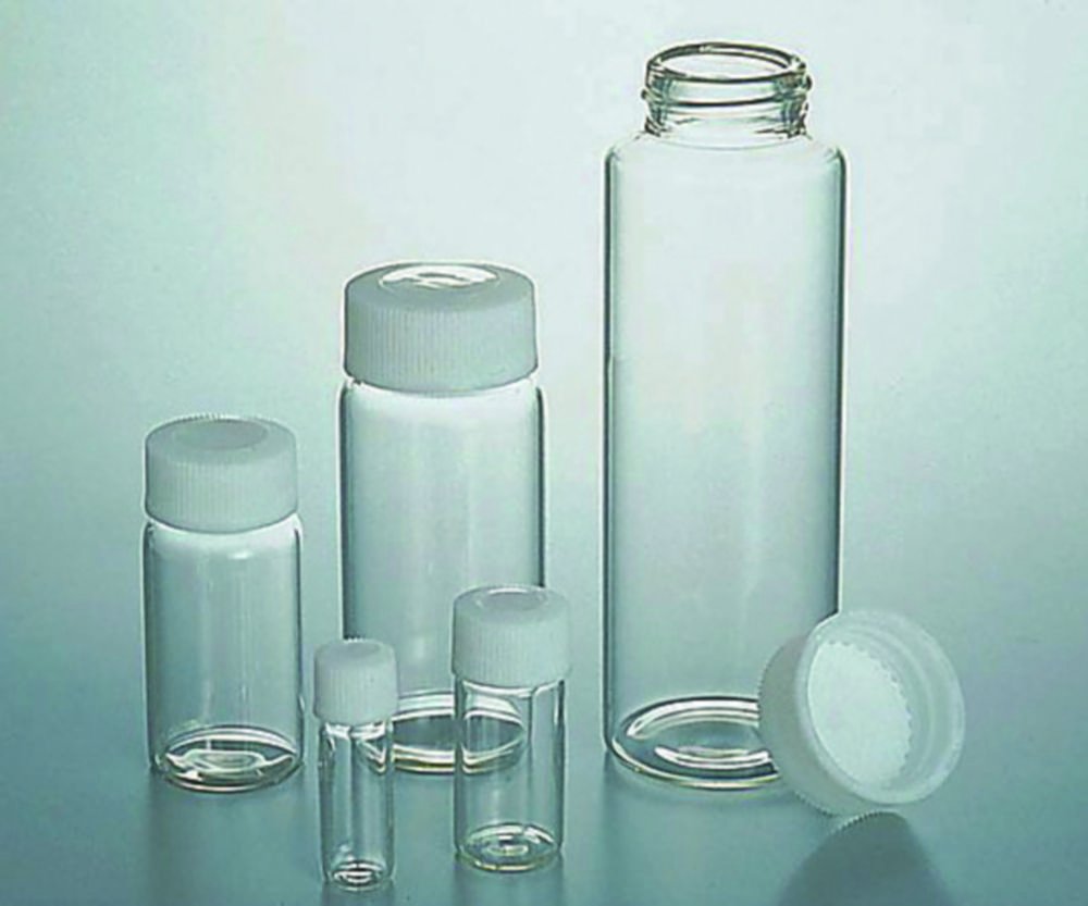 Schraubgewindeflasche, Borosilikatglas, sterilisiert