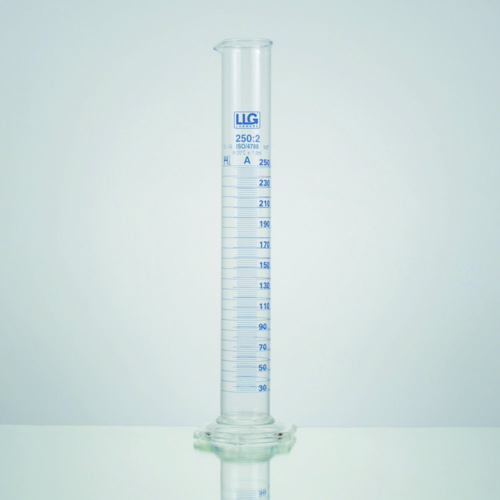 LLG-Measuring cylinders, borosilicate glass 3.3, tall form, class A