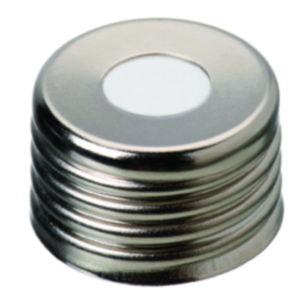 LLG-Magnetic Universal Screw Seals ND18 for Precision Thread Vials ND18 | Colour: Silver