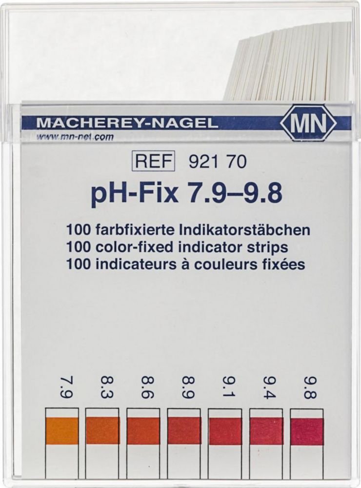 Spezial-pH-Fix-Indikatorstäbchen | Bereich pH: 7,9 ... 9,8