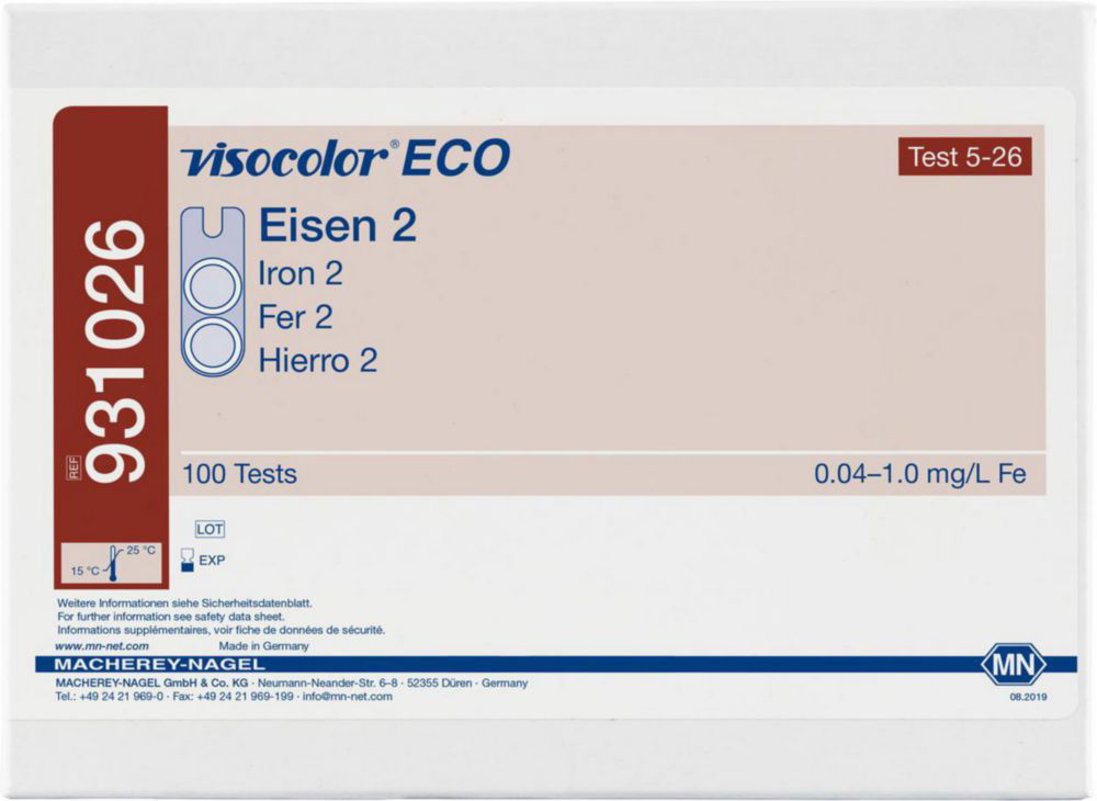 Testkits VISOCOLOR® ECO für Gewässeranalysen