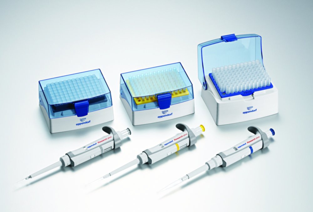 Single channel microliter pipettes Eppendorf Research plus 3-Packs (General Lab Product), variable