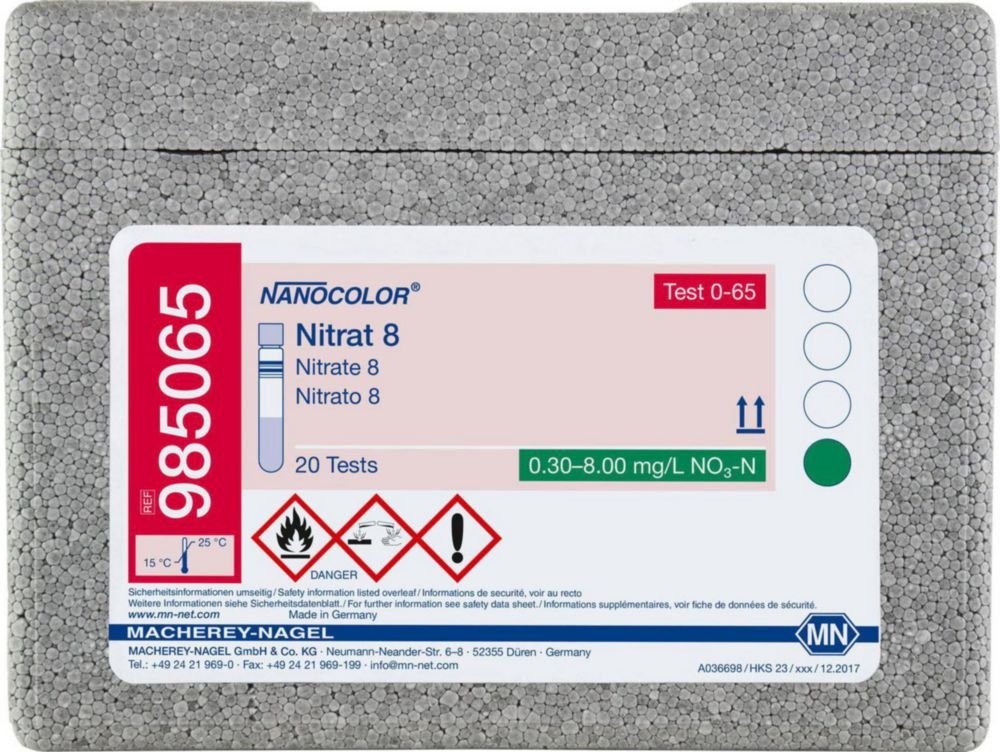 Rundküvettentests NANOCOLOR® Teil 2 | Beschreibung : Nitrat 8