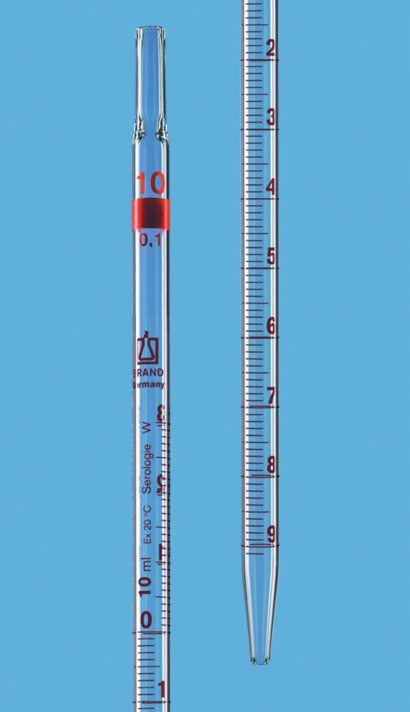 Graduated pipettes, serological, AR-GLAS®, total delivery | Nominal capacity: 25 ml