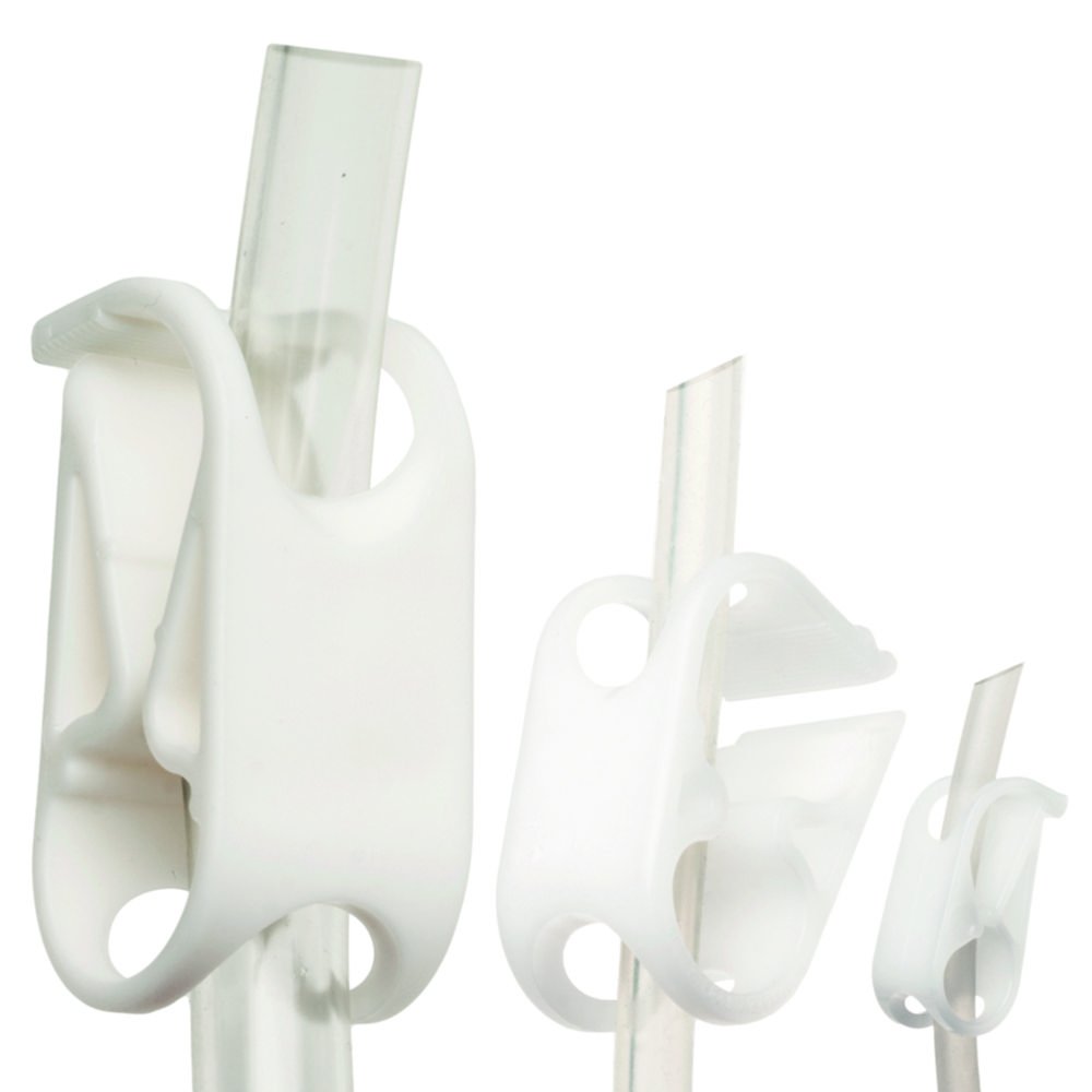 Tubing clamps, Acetal | Ext. tubing Ø: 19.0 mm
