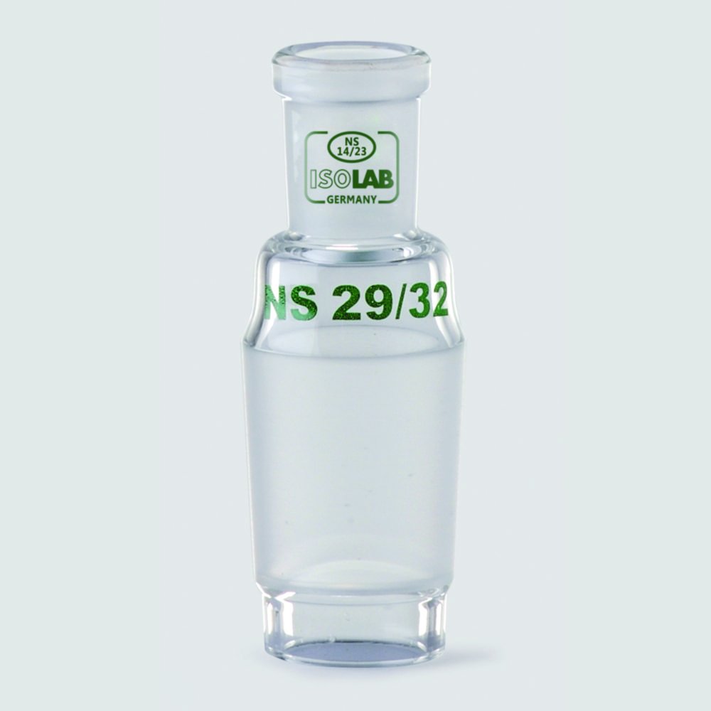 Raccords réduction / élargissement, verre borosilicate 3.3 | Rodage mâle: NS29/32
