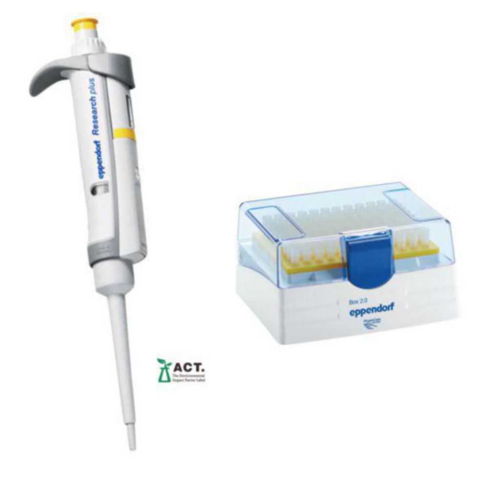 Einkanal-Mikroliterpipetten Eppendorf Research® plus (General Lab Product), variabel