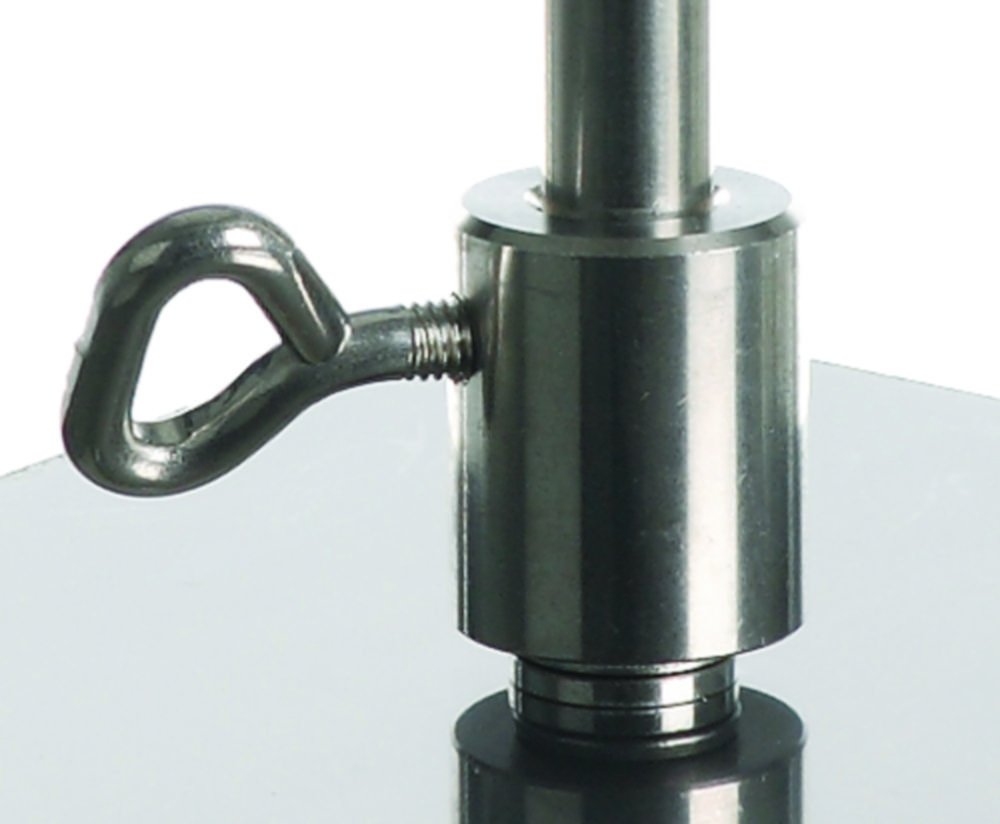 Retort stand base coupling / rod adapter