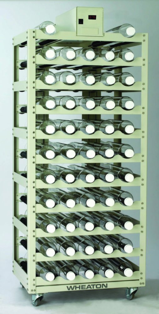 Dispositif à rouleaux WHEATON® Standard | Type: Système modulaire, entraînement en bas, 1 pont amovible avec 5 éléments.